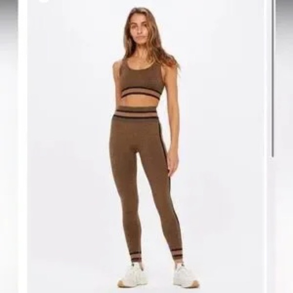 Women's Brown Leggings Set